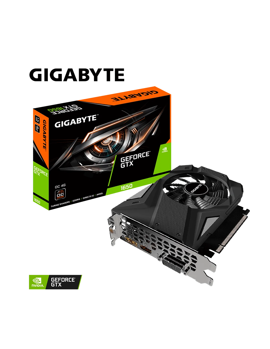 Gigabyte GeForce GTX 1650 OC 2.0 4GB GDDR6