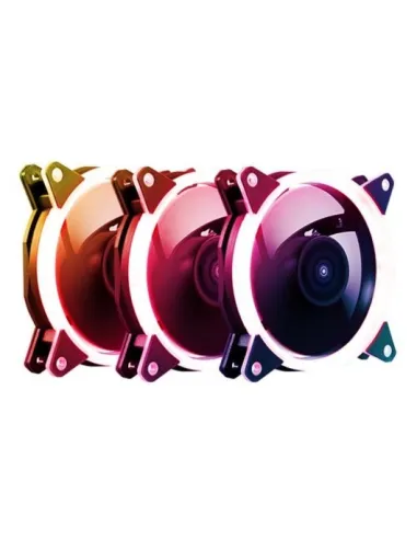 UNYKAch Candy 30 RGB Ring LED Kit 3x Ventiladores RGB 120mm + Controlador + Mando a Distancia