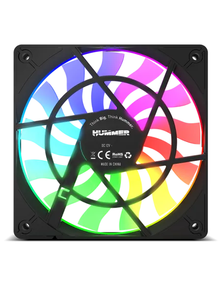 Nox Hummer SLIM-Fan Ventilador ARGB 120mm