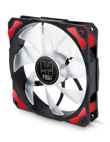 NOX H-Fan Ventilador 120mm LED Rojo