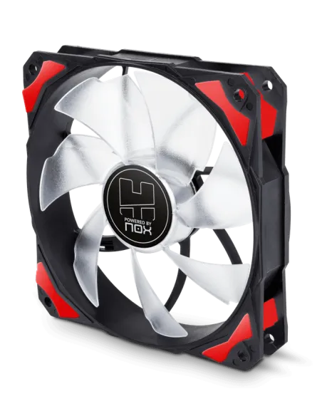 NOX H-Fan Ventilador 120mm LED Rojo