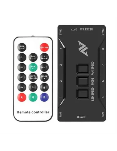 Abkoncore Spectrum Sync Pack 3 Ventiladores 120mm + Control HUB Blanco RGB Blanco