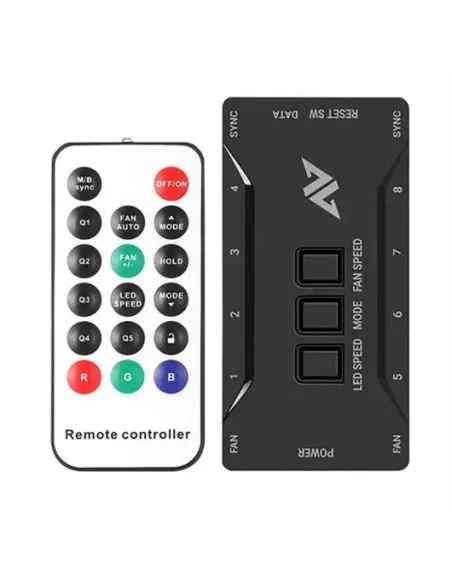 Abkoncore Spectrum Sync Pack 3 Ventiladores 120mm + Control HUB Blanco RGB Blanco