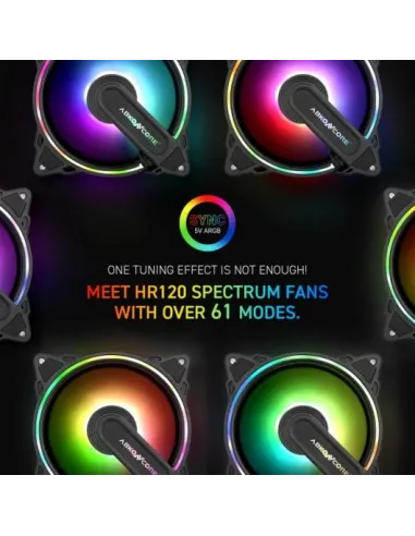 Abkoncore Hurricane Spectrum Sync Pack 3 ventiladores 120mm + Control HUB