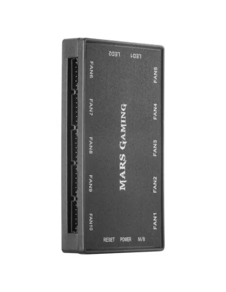 Mars Gaming MFX Pack 3 Ventiladores ARGB Dual 120mm Negros + Mando RF Negro