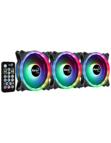 Aerocool DUO12PRO ARGB Kit 3 Ventiladores 120mm