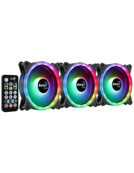 Aerocool DUO12PRO ARGB Kit 3 Ventiladores 120mm