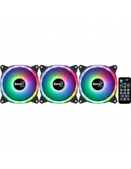 Aerocool DUO12PRO ARGB Kit 3 Ventiladores 120mm