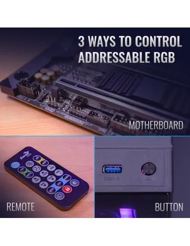 Aerocool Astro 12 Pro RGB Pack 3 Ventiladores 120mm