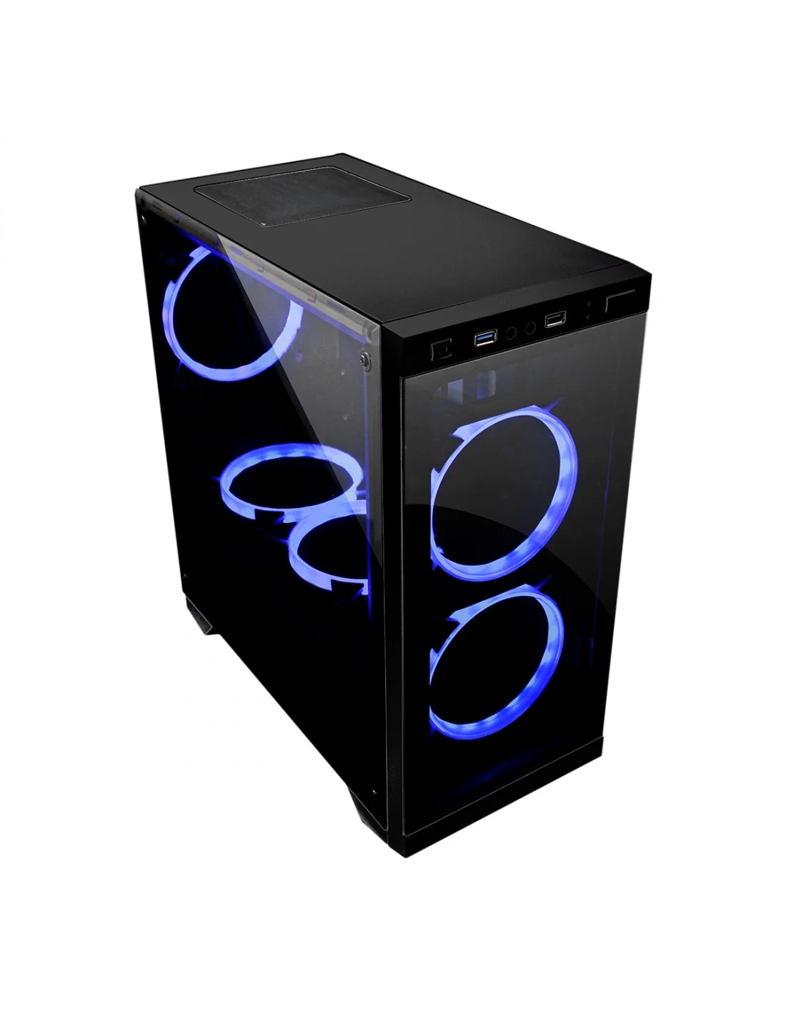 UNYKAch Armor C21 Caja Micro ATX Black USB 3.0 con Ventana