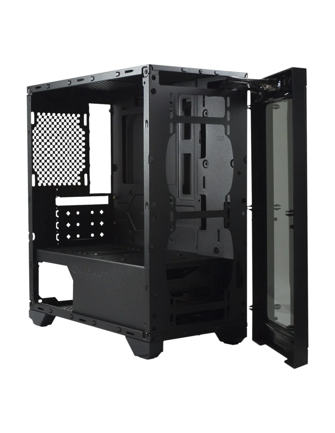 UNYKAch Armor C21 Caja Micro ATX Black USB 3.0 con Ventana