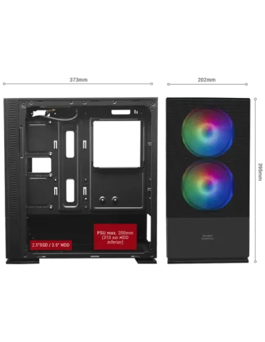 Mars Gaming MCZP Premium USB 3.0 Rosa con Ventana