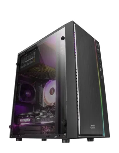 Mars Gaming MCM USB 3.0 con Ventana Negra