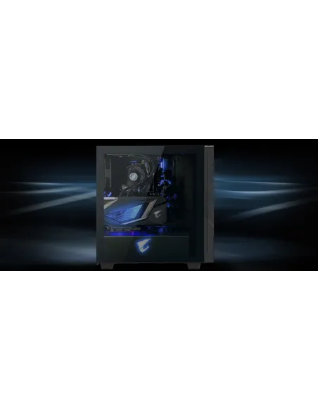 Gigabyte Aorus C300 Glass RGB Cristal Templado USB 3.1 Negro