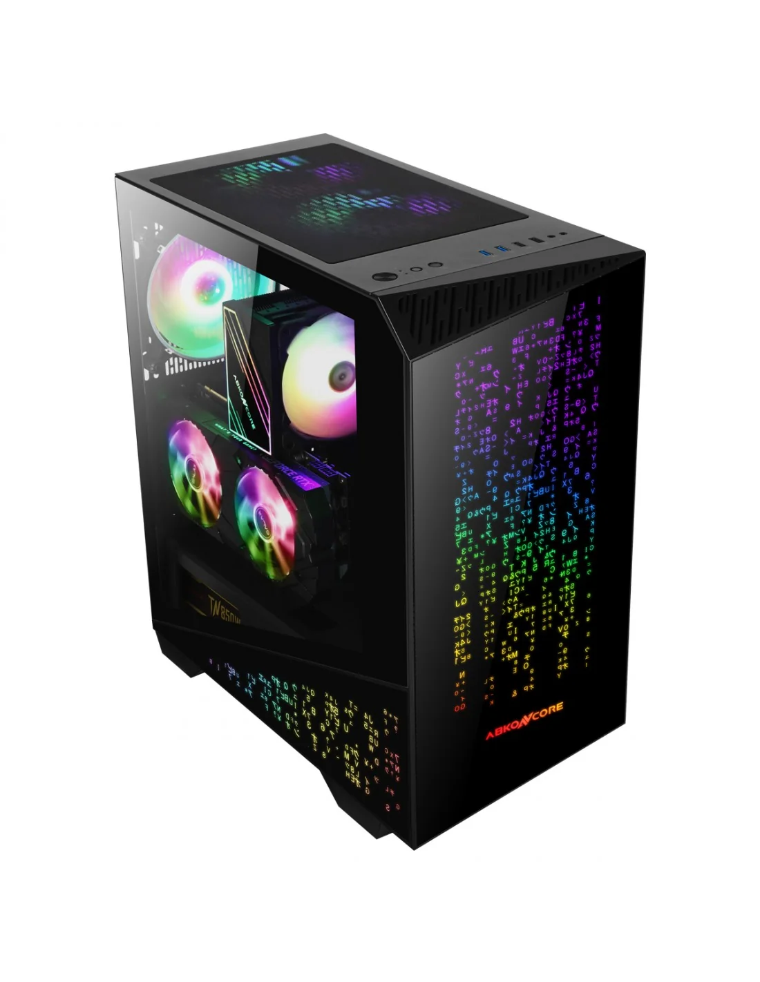 Abkoncore Tengri 750G V2 RGB USB 3.0 Negra