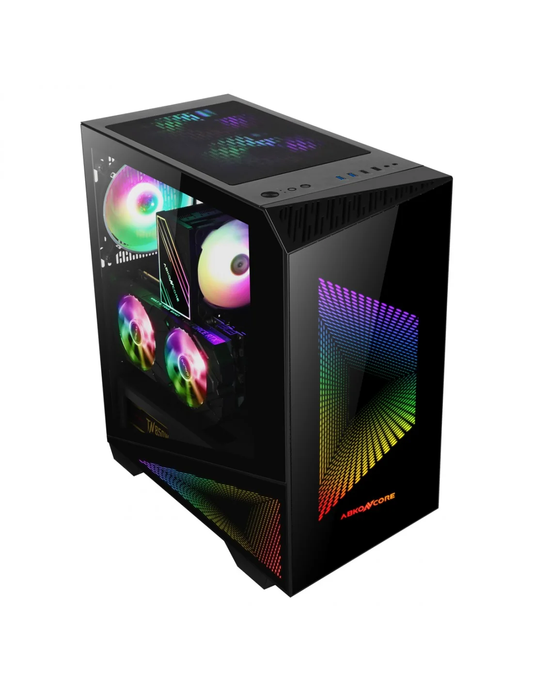 Abkoncore Tengri 750G V1 RGB USB 3.0 Negra