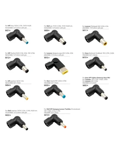 Iggual IGG318065 Cargador para Portátiles 90W Negro