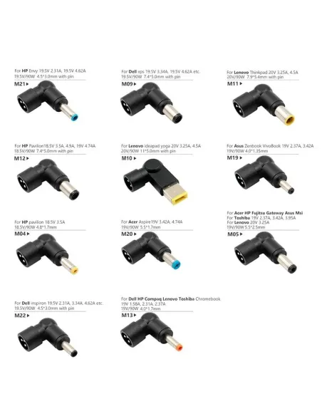 Iggual IGG318065 Cargador para Portátiles 90W Negro