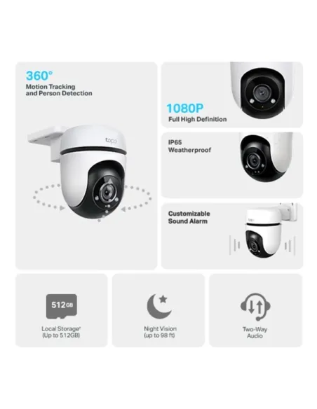 TP-Link Tapo C500 Cámara de Seguridad IP Exterior 360º FullHD