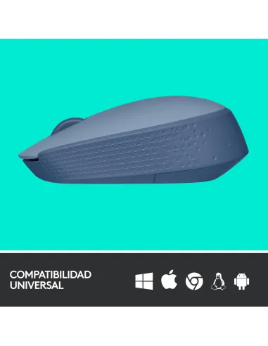Logitech M171 Ratón Inalámbrico Gris Azulado