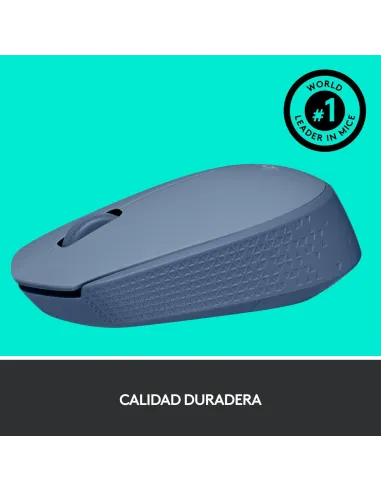 Logitech M171 Ratón Inalámbrico Gris Azulado