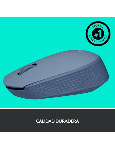 Logitech M171 Ratón Inalámbrico Gris Azulado
