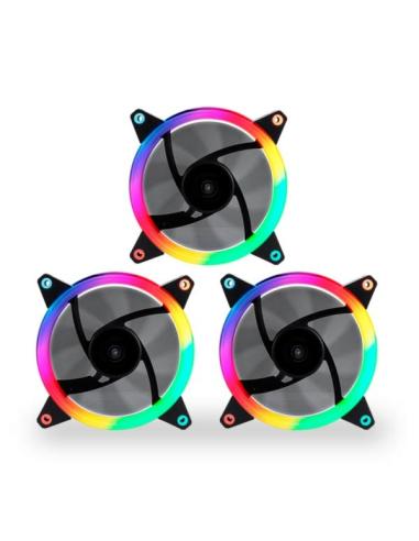 UNYKAch Exagon Evo Caja PC ATX ARGB USB 3.1 con 3 Ventiladores y Ventana