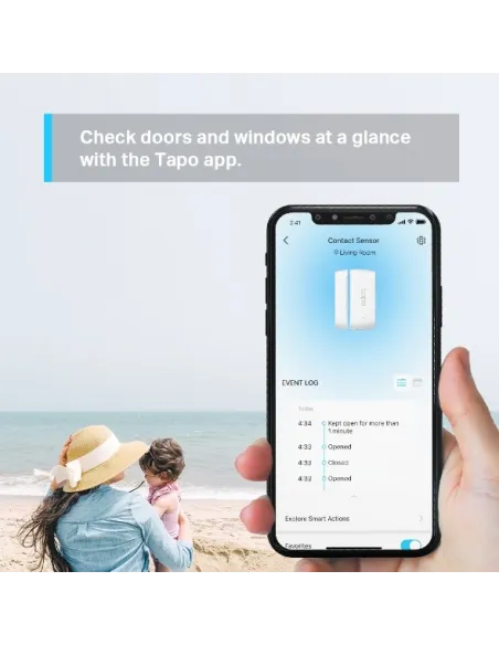 TP-Link TAPO T110 Sensor de Contacto Inteligente
