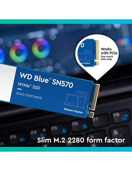 Western Digital Blue SN570 SSD 1TB  M.2 PCIe Gen3 x4 NVMe