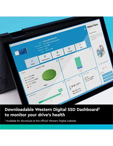 Western Digital Blue SN570 SSD 1TB  M.2 PCIe Gen3 x4 NVMe
