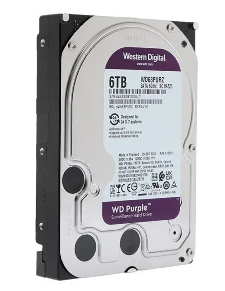 Western Digital Purple 6TB 3.5" SATA3