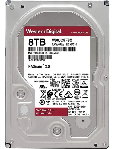 Western Digital Red Pro NAS 8TB 3.5" SATA3