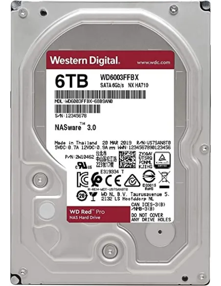Western Digital Red Pro NAS 6TB 3.5" SATA3