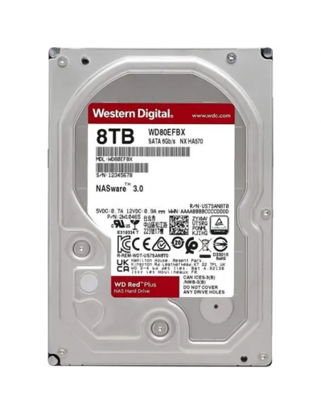 Western Digital Red Plus NAS 8TB 3.5" SATA3