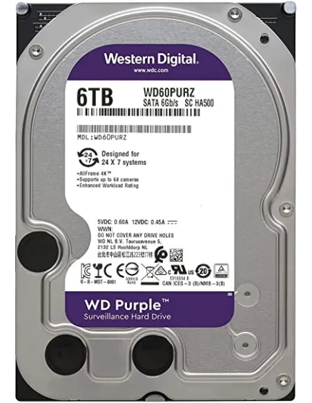 Western Digital Purple 6TB 3.5" SATA3