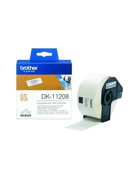 Brother DK-11208 Etiquetas Precortadas