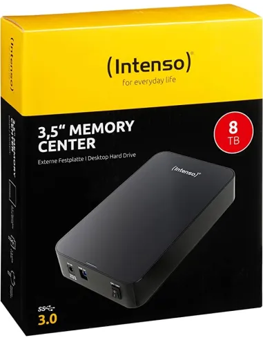 Intenso Memory Center 8TB 3.5" USB 3.0 Negro