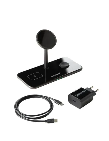Intenso MB13 Cargador inalámbrico 3 en 1 Negro
