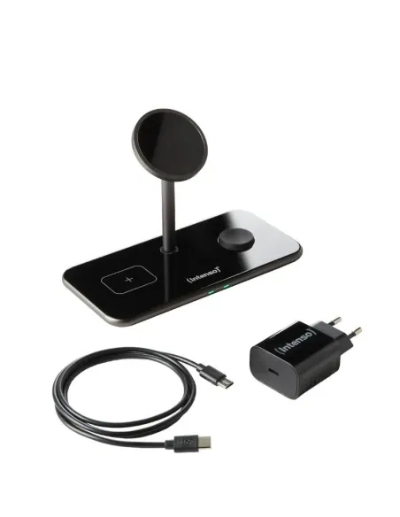 Intenso MB13 Cargador inalámbrico 3 en 1 Negro
