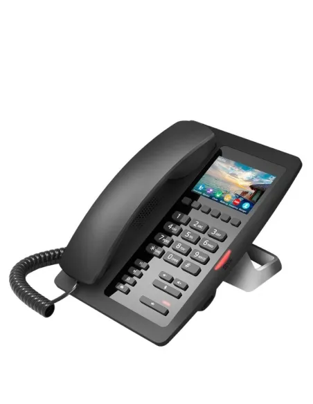 Fanvil H5W Hotel Teléfono IP con Pantalla 3.5" Wi-Fi Negro