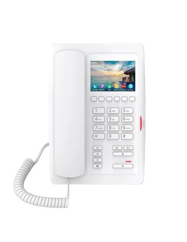 Fanvil H5W Hotel Teléfono IP con Pantalla 3.5" Wi-Fi Negro