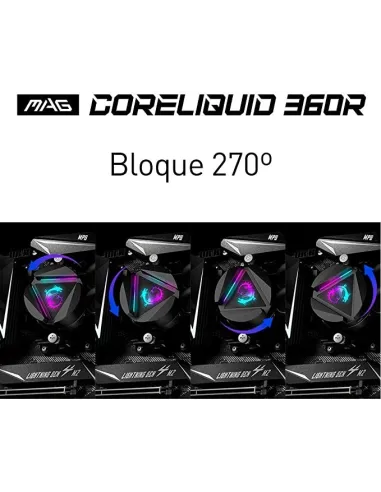MSI MAG CoreLiquid 360R V2 ARGB Kit de Refrigeración Líquida 360mm