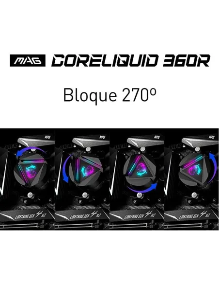 MSI MAG CoreLiquid 360R V2 ARGB Kit de Refrigeración Líquida 360mm