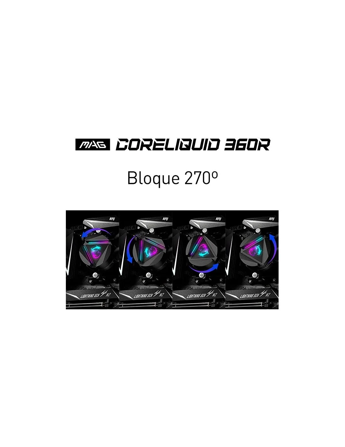 MSI MAG CoreLiquid 360R V2 ARGB Kit de Refrigeración Líquida 360mm