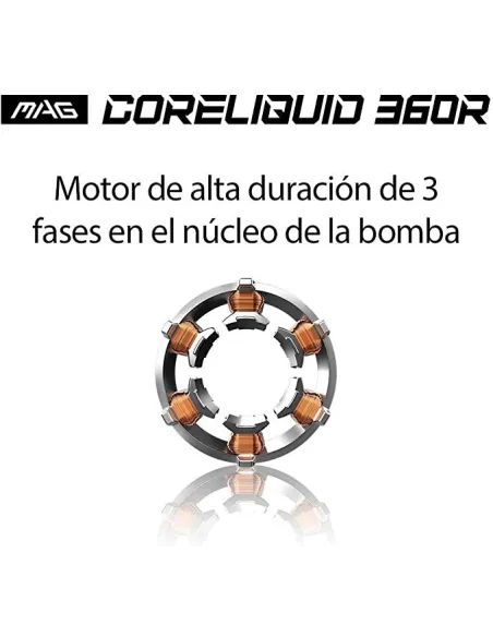 MSI MAG CoreLiquid 360R V2 ARGB Kit de Refrigeración Líquida 360mm