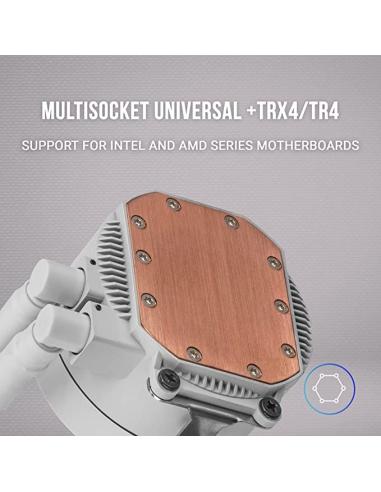 Mars Gaming ML360W ARGB Kit De Refrigeración Líquida TDP Dual Blanco