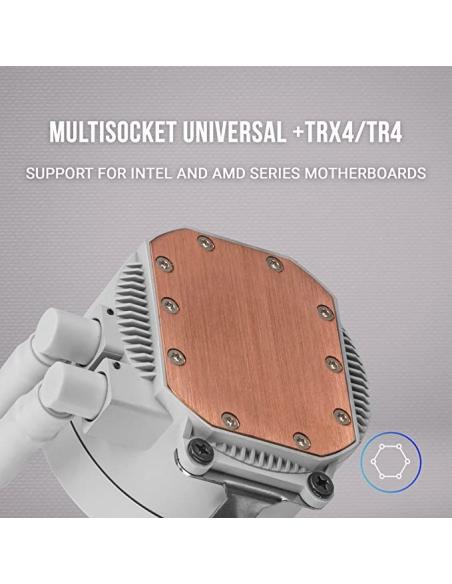 Mars Gaming ML360W ARGB Kit De Refrigeración Líquida TDP Dual Blanco