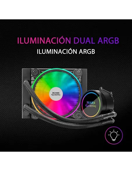 Mars Gaming ML-ONE120 FRGB Kit de Refrigeración Líquida 120mm Negra