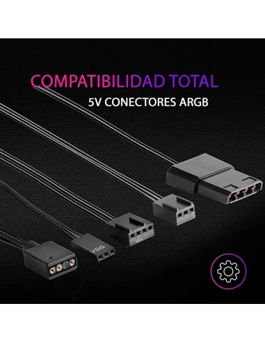 Mars Gaming ML-ONE120 FRGB Kit de Refrigeración Líquida 120mm Negra