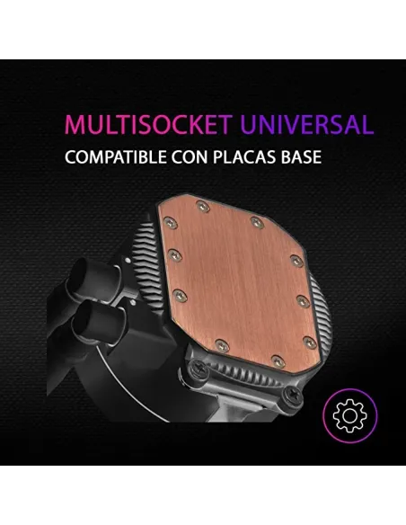 Mars Gaming ML-ONE120 FRGB Kit de Refrigeración Líquida 120mm Negra